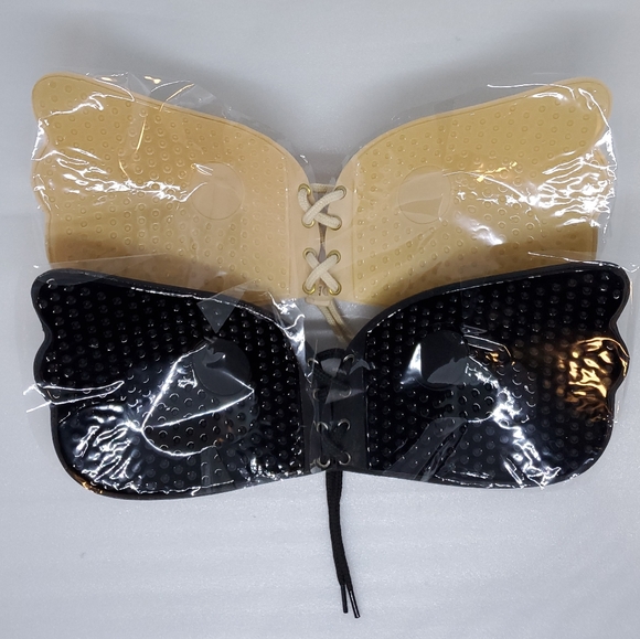 (2) Self Adhesive Strapless Push Up Bra - Picture 7 of 7